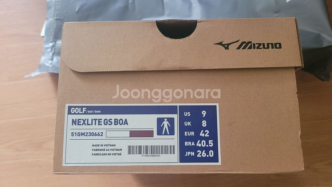 미조노남성골프화NEXLITE GS BOA 260MM--1