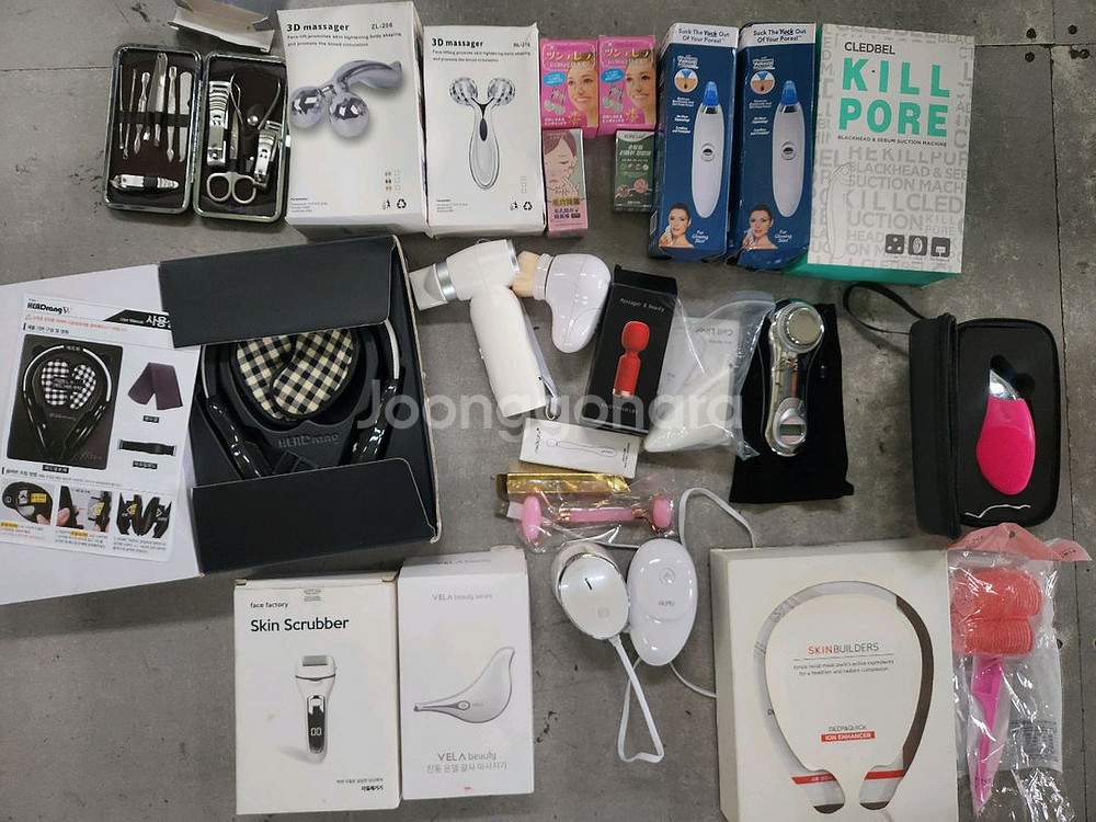 뷰티 디바이스 갈바닉 클렌져 괄사 등 미용용품 일괄--0