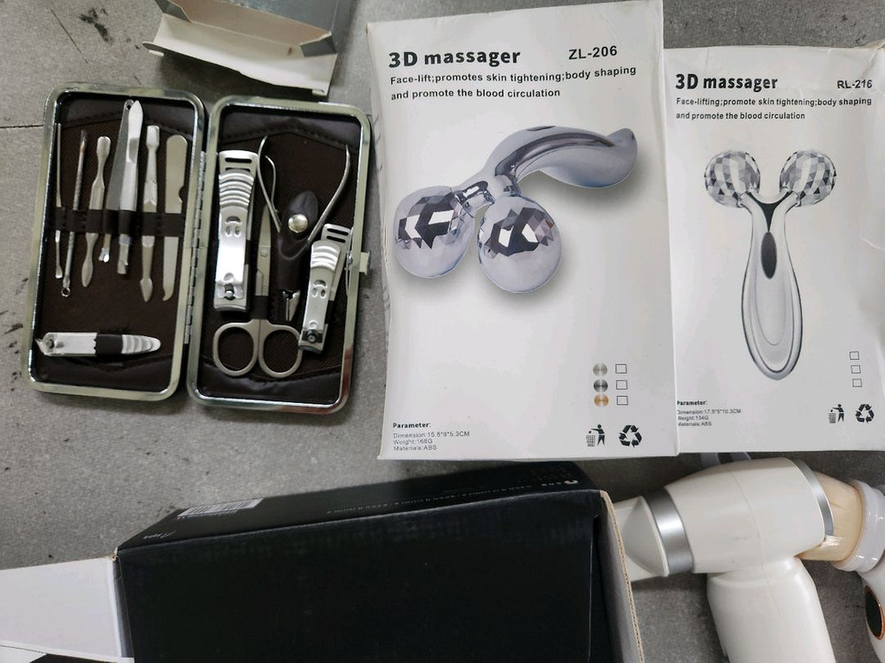 뷰티 디바이스 갈바닉 클렌져 괄사 등 미용용품 일괄 이미지