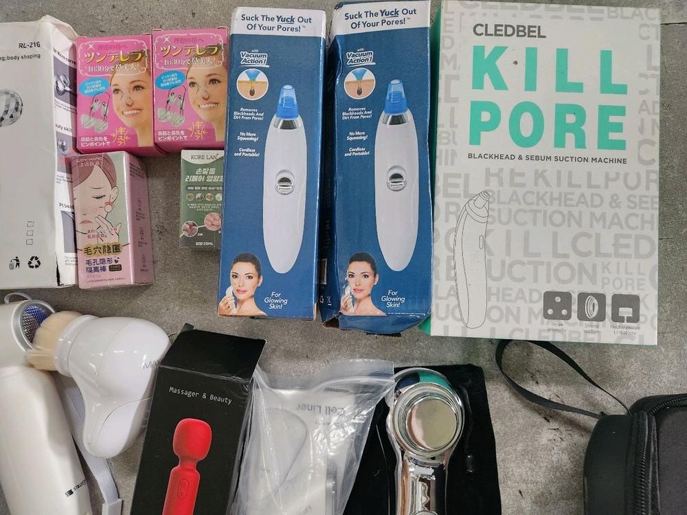 뷰티 디바이스 갈바닉 클렌져 괄사 등 미용용품 일괄 이미지