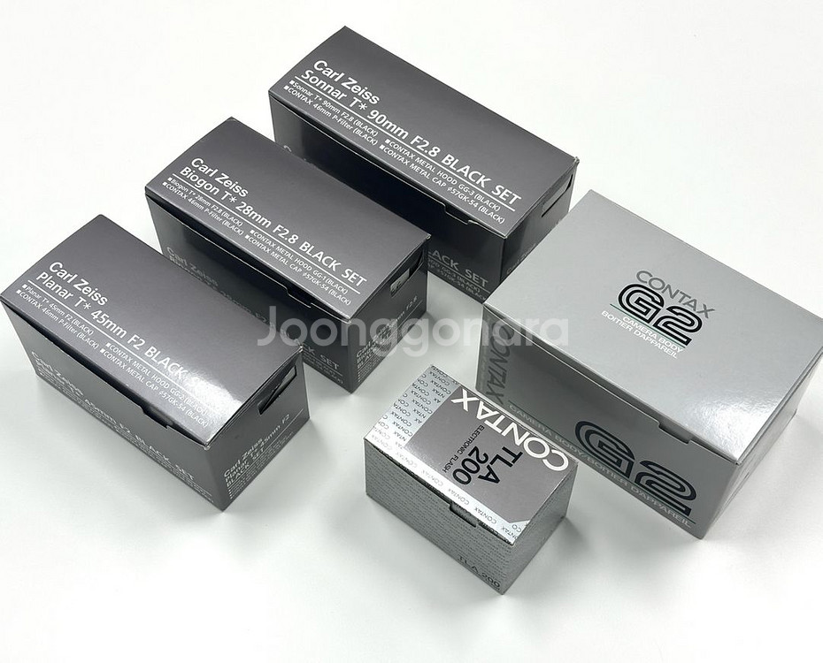 콘탁스 G2 블랙 탑민트급 완벽한 풀세트--0
