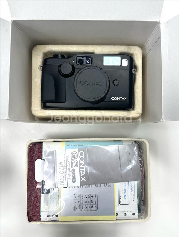 콘탁스 G2 블랙 탑민트급 완벽한 풀세트--2