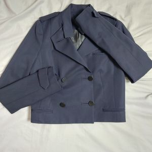 한섬 시스템 트렌치스타일숏자켓 55 크롭자켓재킷