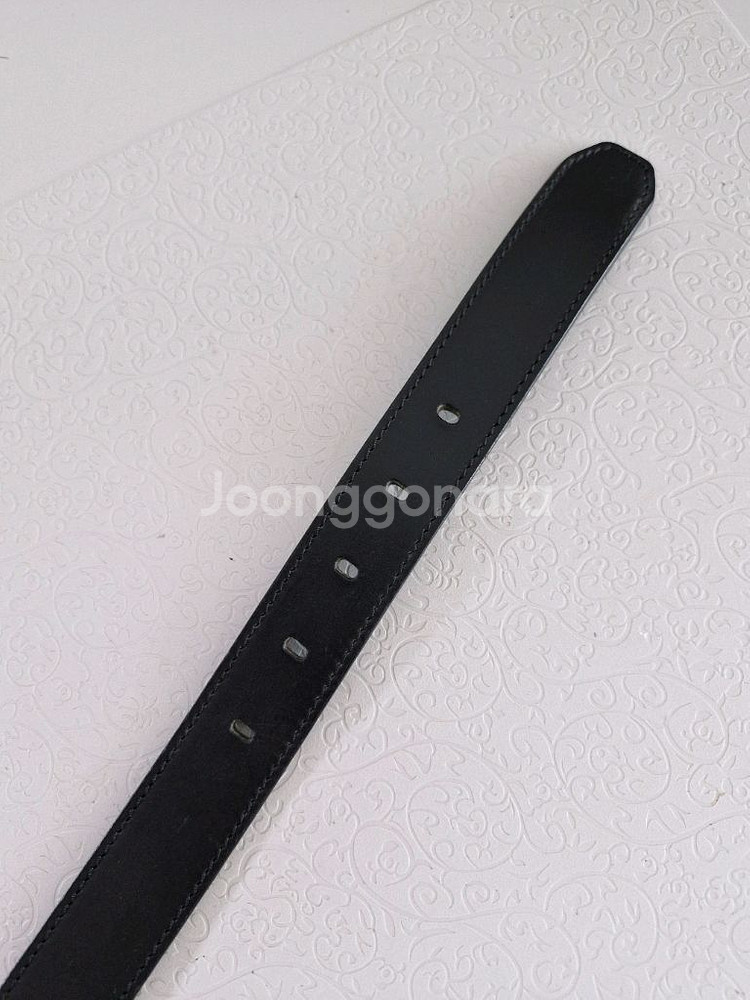 생로랑 3링 가죽벨트--7
