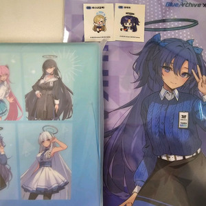 GS25 블루아카이브 컬렉터북, 홀더, 띠부씰 팝니다