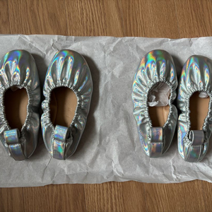 베이비꺌랑 플랫슈즈 오로라 165사이즈 두켤레(쌍둥이)