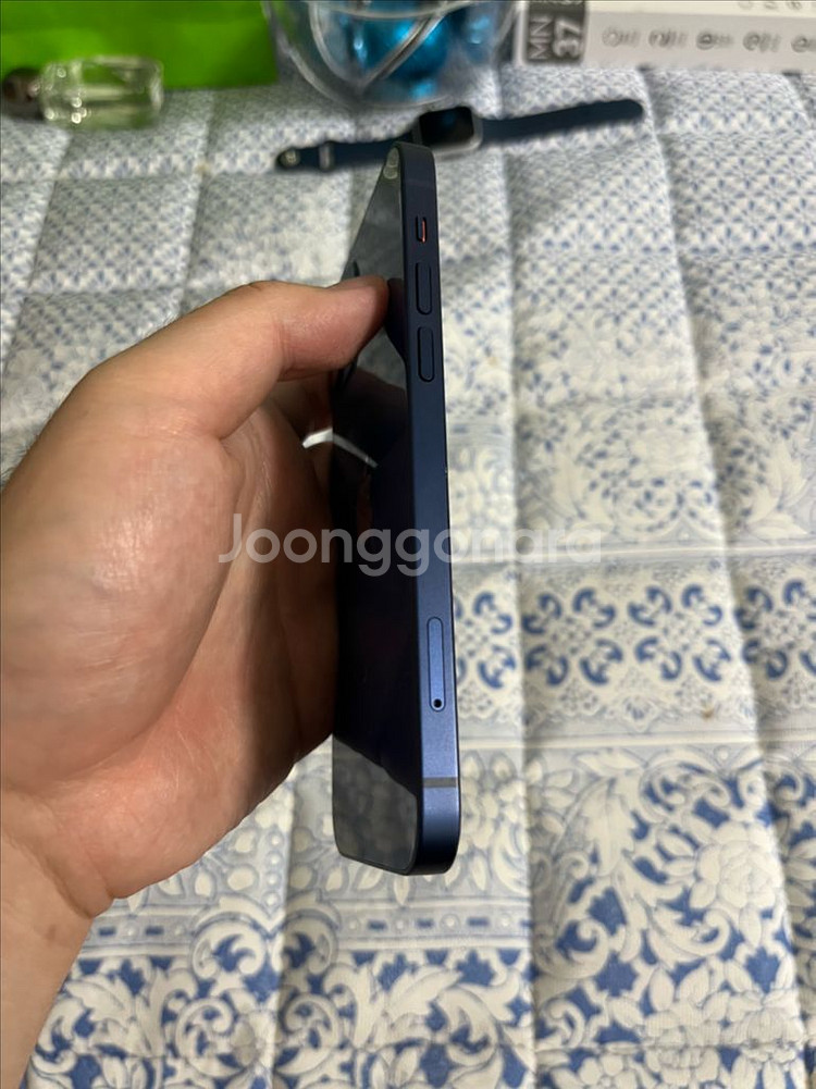 아이폰 12 블루 256GB--4
