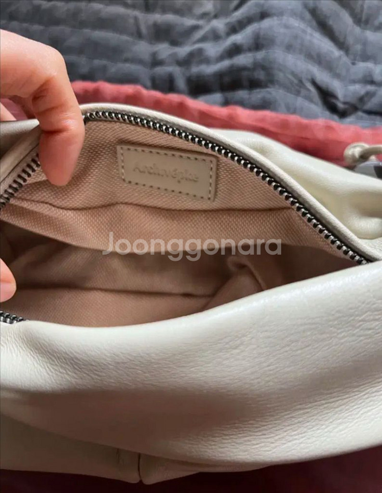 아카이브앱크 터번백 스몰 크림--8