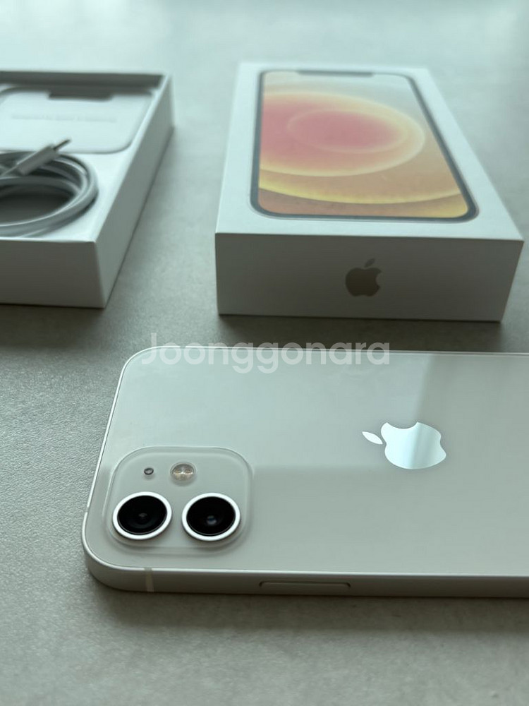 아이폰12 256GB 화이트--1