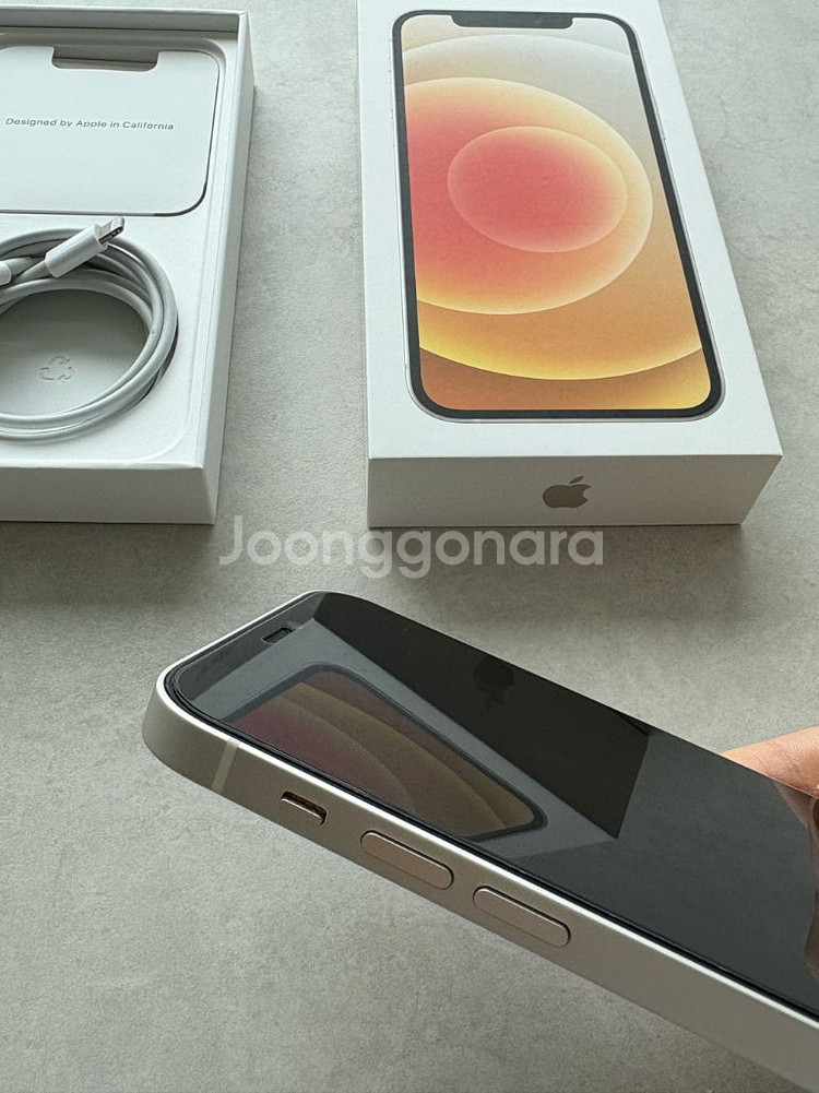 아이폰12 256GB 화이트--3