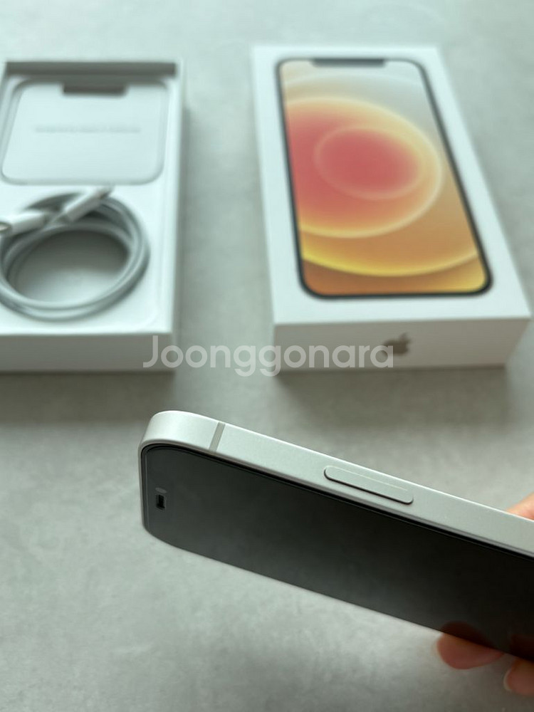 아이폰12 256GB 화이트--2