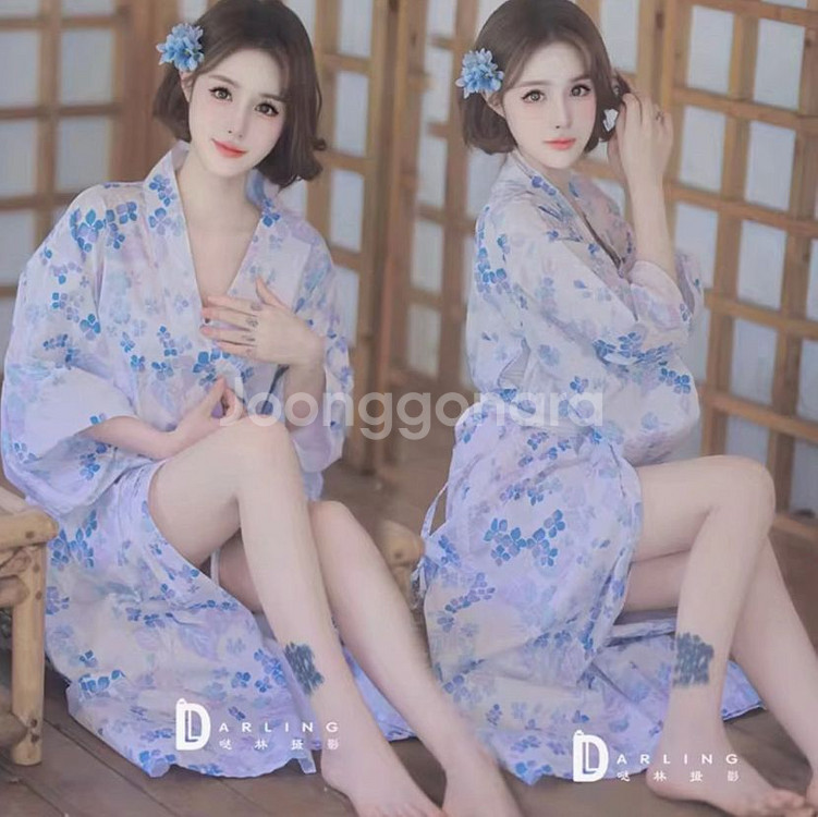 여성 유카타 전통의상 개량일본의상 (새제품)--2