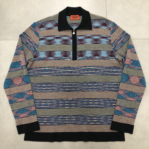 미쏘니 미소니 missoni 반집업 긴팔 카라 니트 5