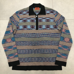 미쏘니 미소니 missoni 반집업 긴팔 카라 니트 5