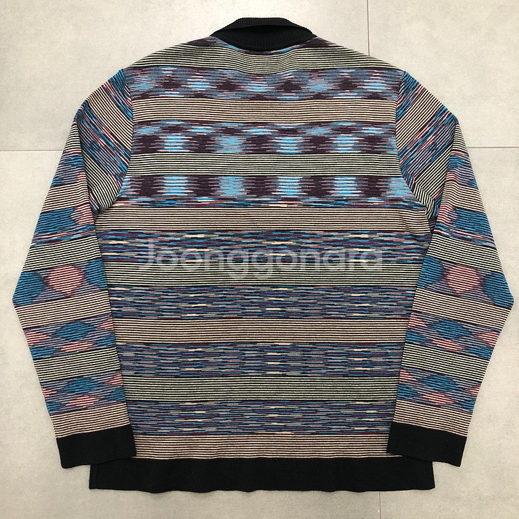 미쏘니 미소니 missoni 반집업 긴팔 카라 니트 5--5