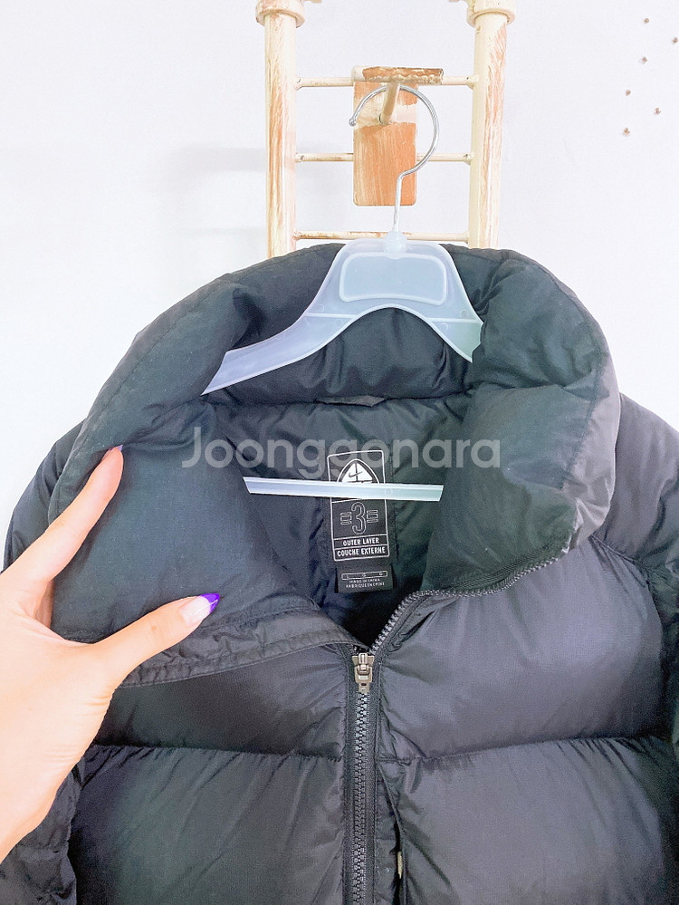 (남성L)나이키ACG거위털블랙패딩--1