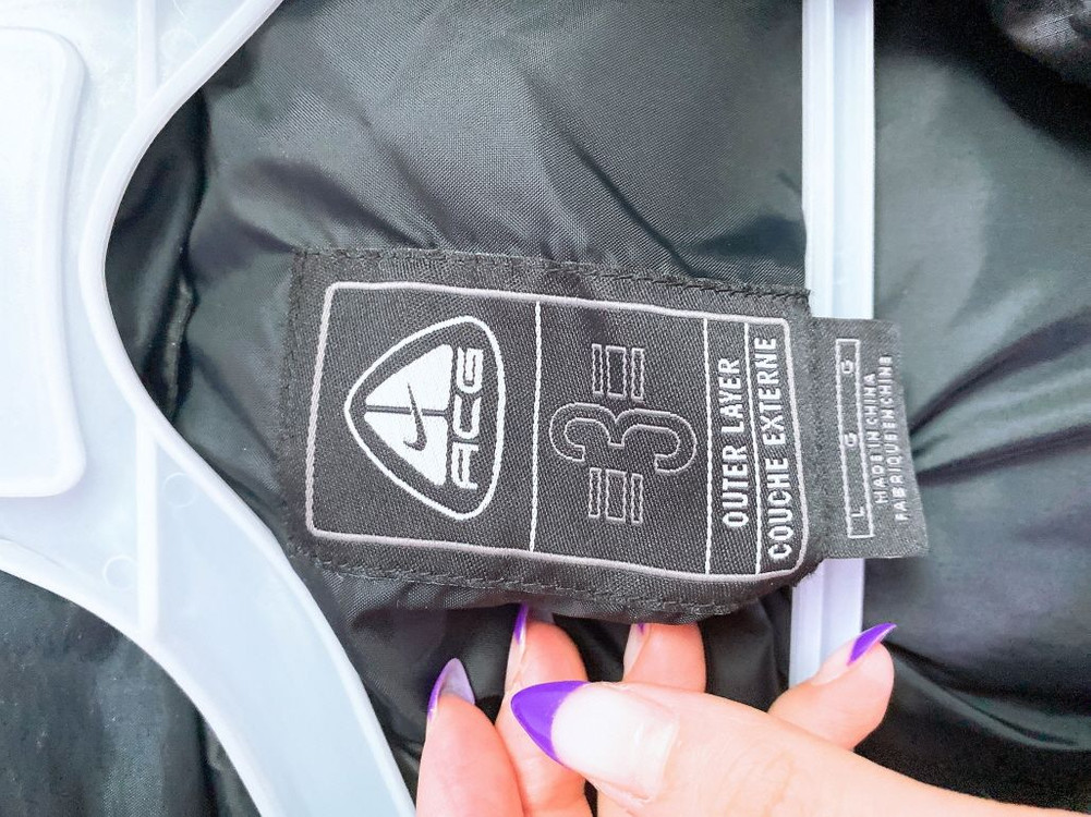 (남성L)나이키ACG거위털블랙패딩 이미지