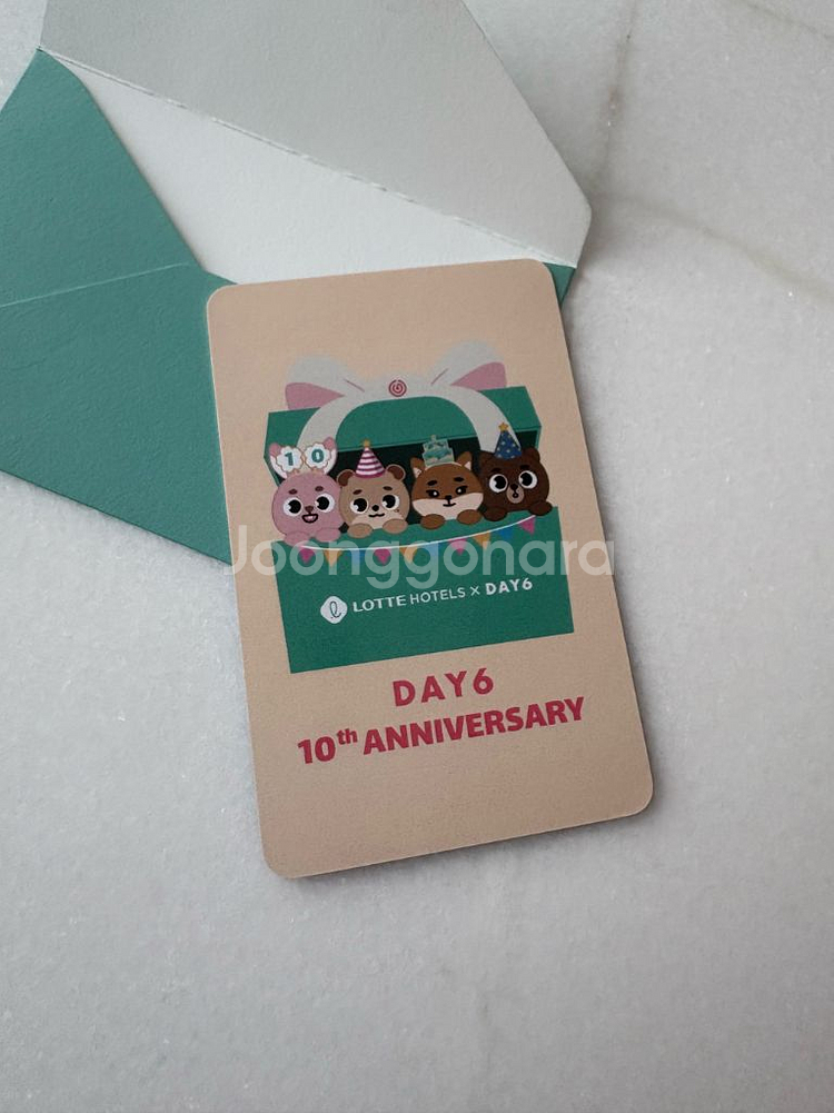 데이식스 롯데호텔 10주년 포카--1
