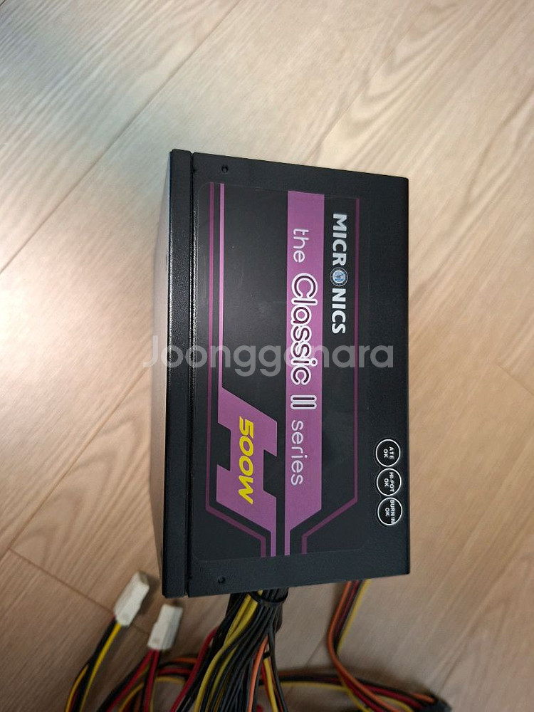 마이크로닉스 정격 500w 파워--0
