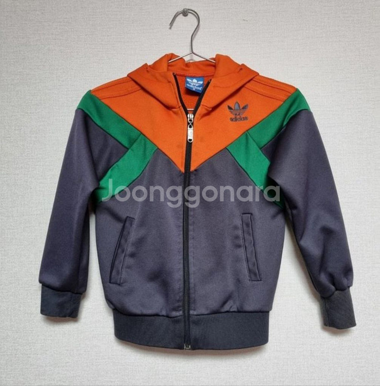 adidas 아디다스 키즈 집업 후드져지 120--0