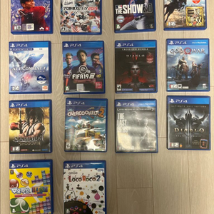 PS4 pro 1tb+게임(디아블로 외 13종) 판매
