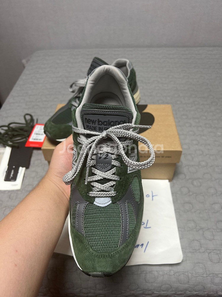 270 뉴발란스 991v2 메이드 인 UK 콤부 그린--3