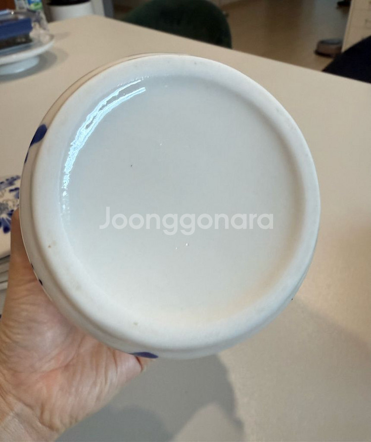 빈티지 델프트 세라믹 밀폐용기 세트--9