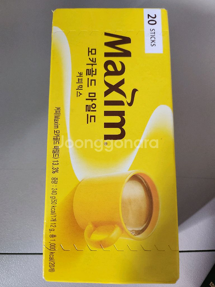 식품 4개 맥심커피 모카골드마일드 이디야커피 스틱커피--4