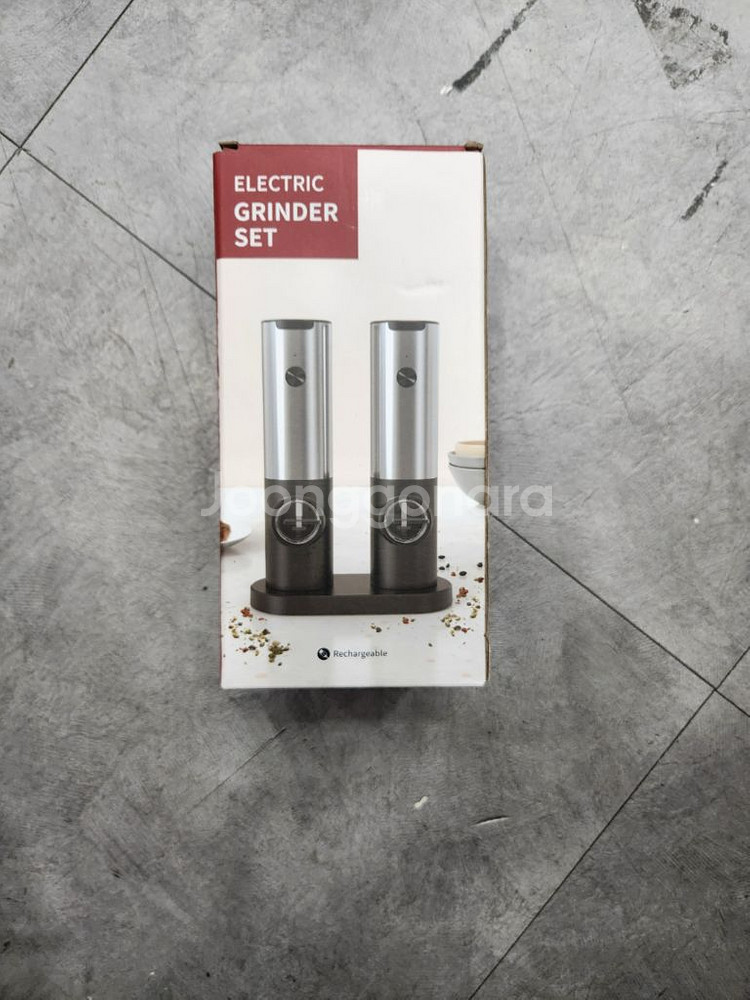 후추그라인더 USB 충전식 전기 소금 후추 연마기, 조--1
