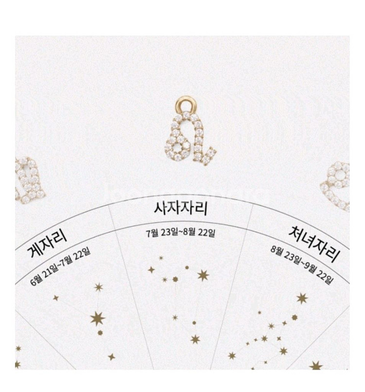 다니엘웰링턴 사자자리 목걸이 미개봉 새상품!!--1