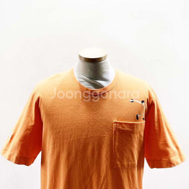 빈폴 남성반팔티셔츠 주황 100 진스센스--1