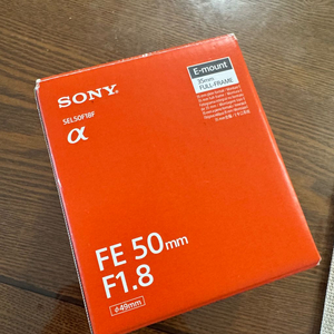 [판매] SONY FE 50mm F1.8 렌즈 판매