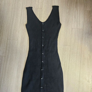 여자 민소매 니트 원피스