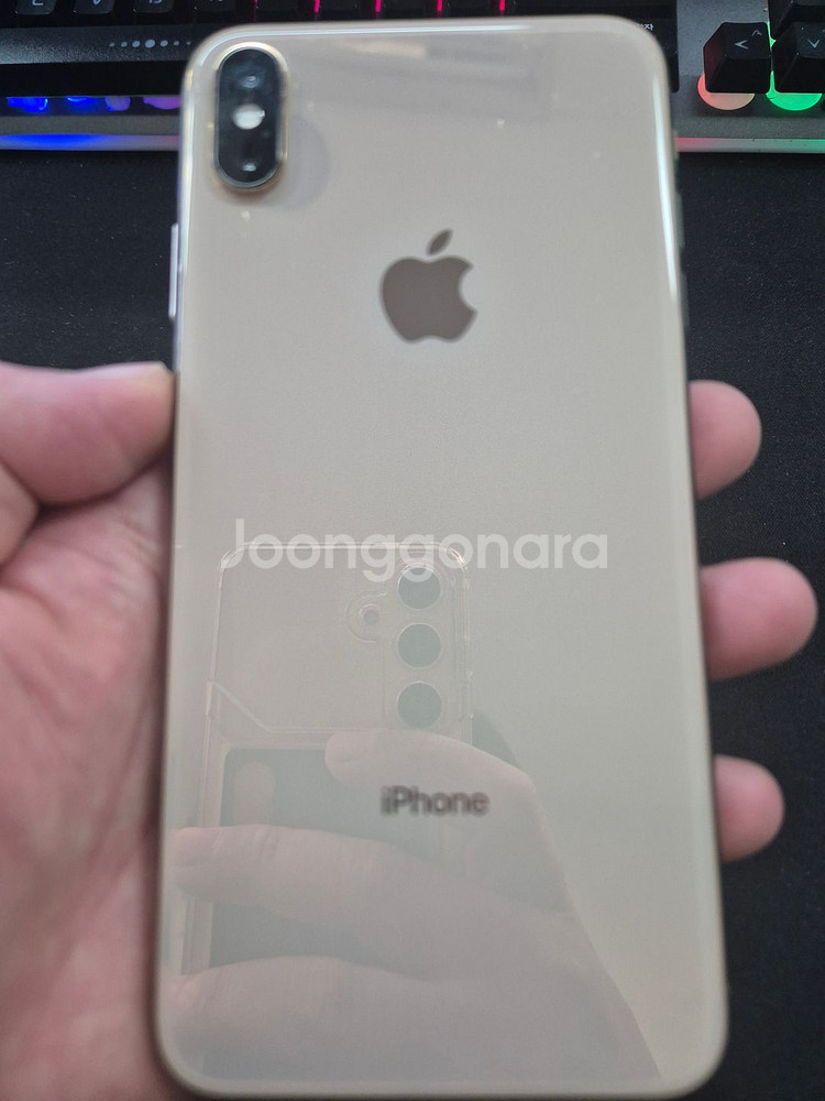 아이폰 XS MAX 64G 골드색상 판매합니다--0