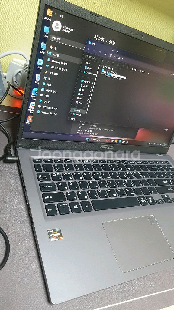 아수스 노트북 라이젠3 5300u-12g-256g 깨끗--3
