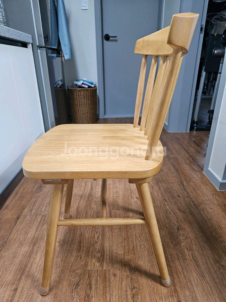 한샘 포레 원목100% 2인 식탁세트 (의자2 포함)--7