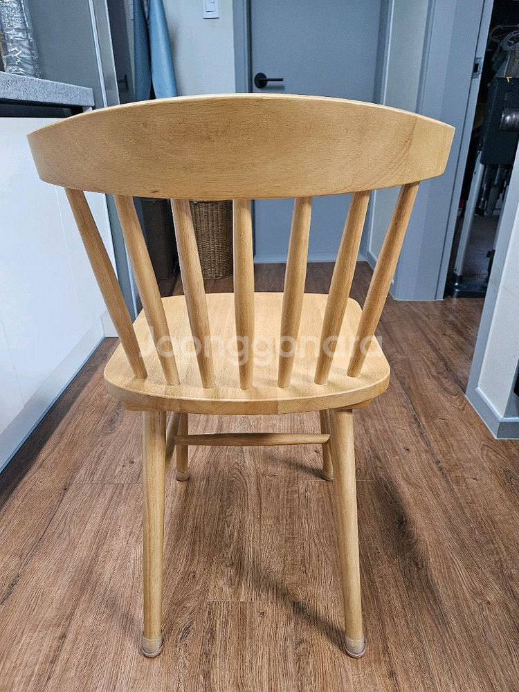 한샘 포레 원목100% 2인 식탁세트 (의자2 포함)--6