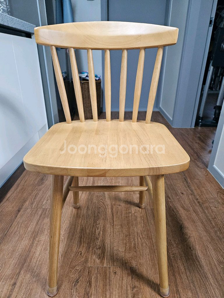 한샘 포레 원목100% 2인 식탁세트 (의자2 포함)--5