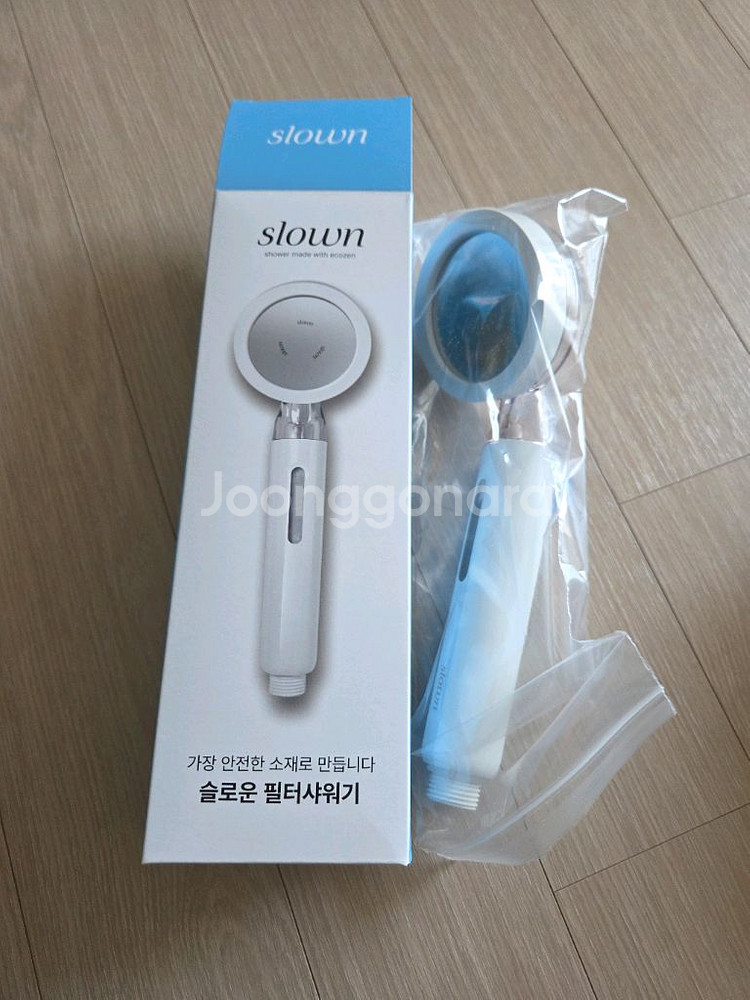 슬로운 기본 필터 샤워기+필터 1박스 새상품 일괄택포--1