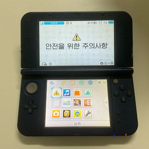 뉴닌텐도 3ds xl 뉴큰다수 메탈릭 블루 한국정발