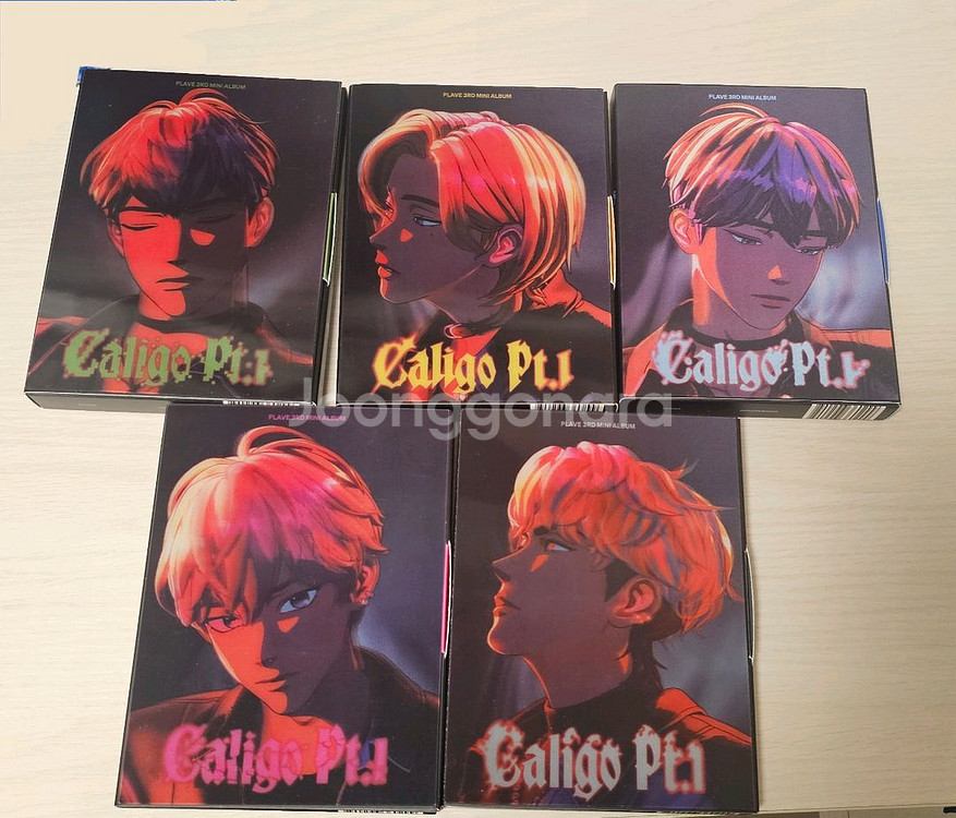 플레이브 칼리고 뱅가드 앨범 전멤 세트(맞춤)--0