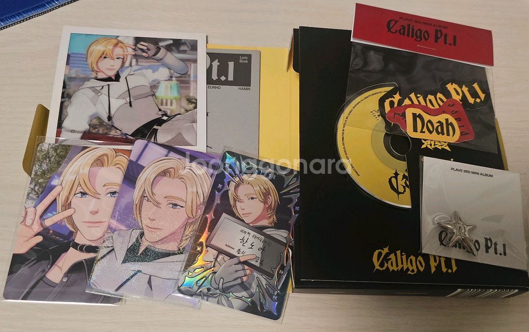 플레이브 칼리고 뱅가드 앨범 전멤 세트(맞춤)--2