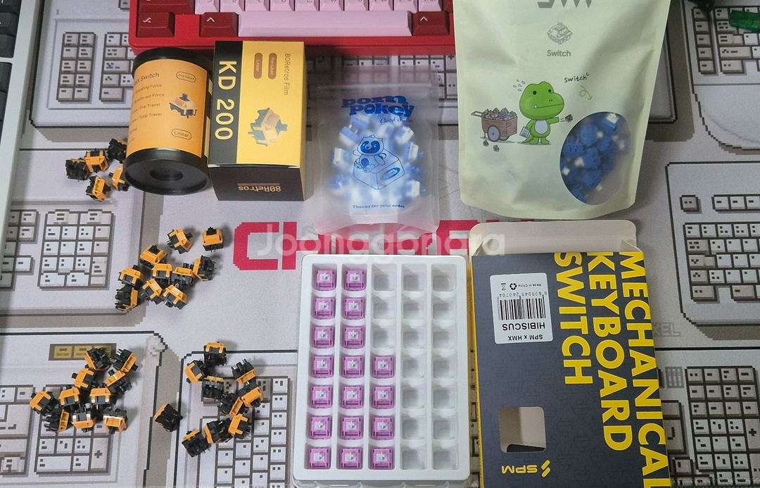 키보드 스위치 팝니다 ( hmx keygeek )--0