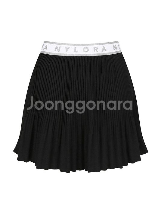나일로라 스커트 블랙 속바지포함 S 택있는 새상품--0