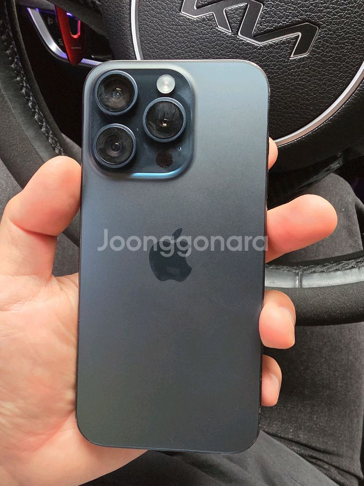 아이폰15프로 256GB 블루티타늄--1
