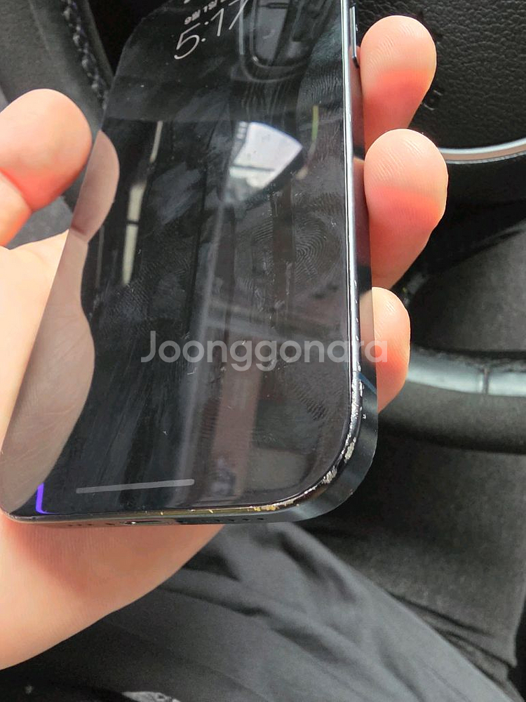 아이폰15프로 256GB 블루티타늄--5