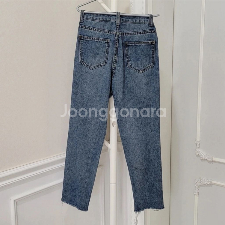 청바지 일자바지 중청--1