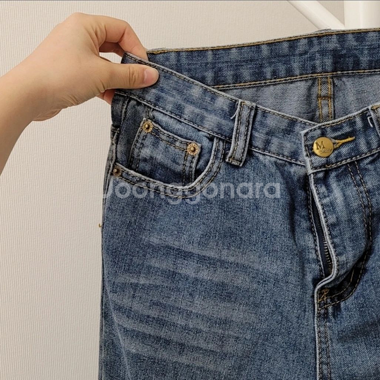 청바지 일자바지 중청--2