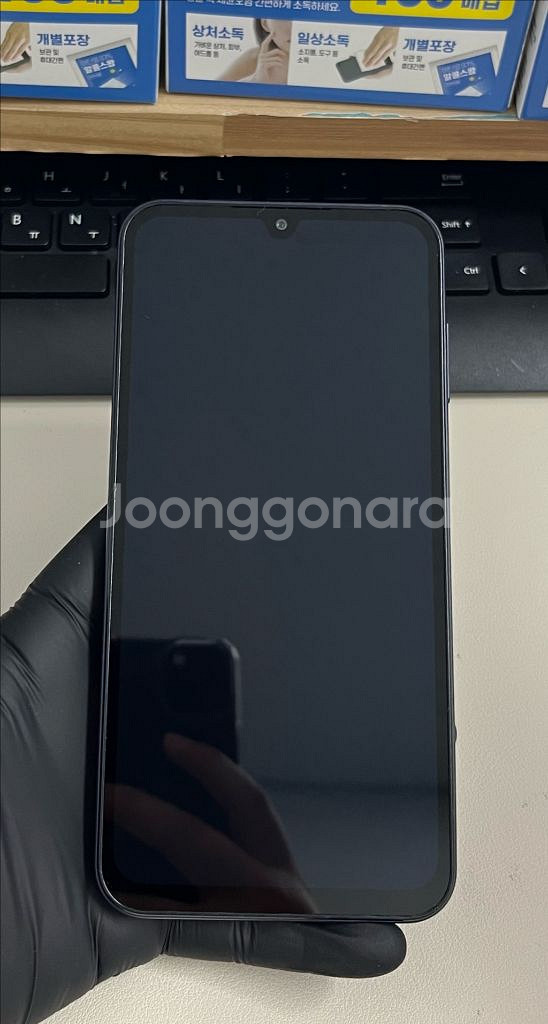 갤럭시A15 128G 블루블랙 S급--0