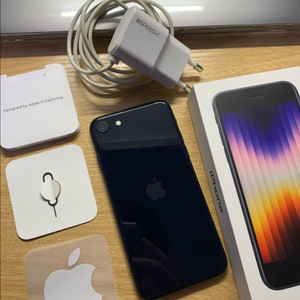 S급 아이폰SE3 블랙 128GB